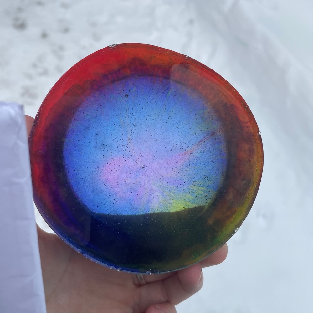 tie dye ashtray